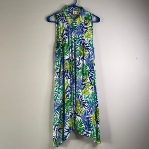 Cupio greenery sleeveless dress